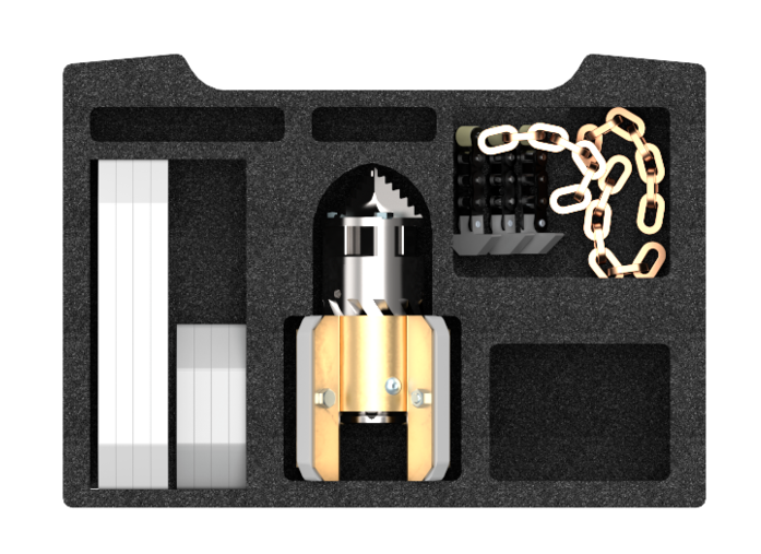 1&quot; ENZ TURBOJET ROTATING CHAIN SCRAPPER